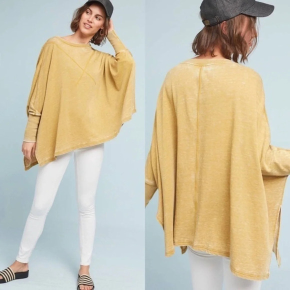 ANTHROPOLOGIE AKEMI-KIN Bela Burnout Pullover‎ Tunic XS/S - Picture 1 of 9